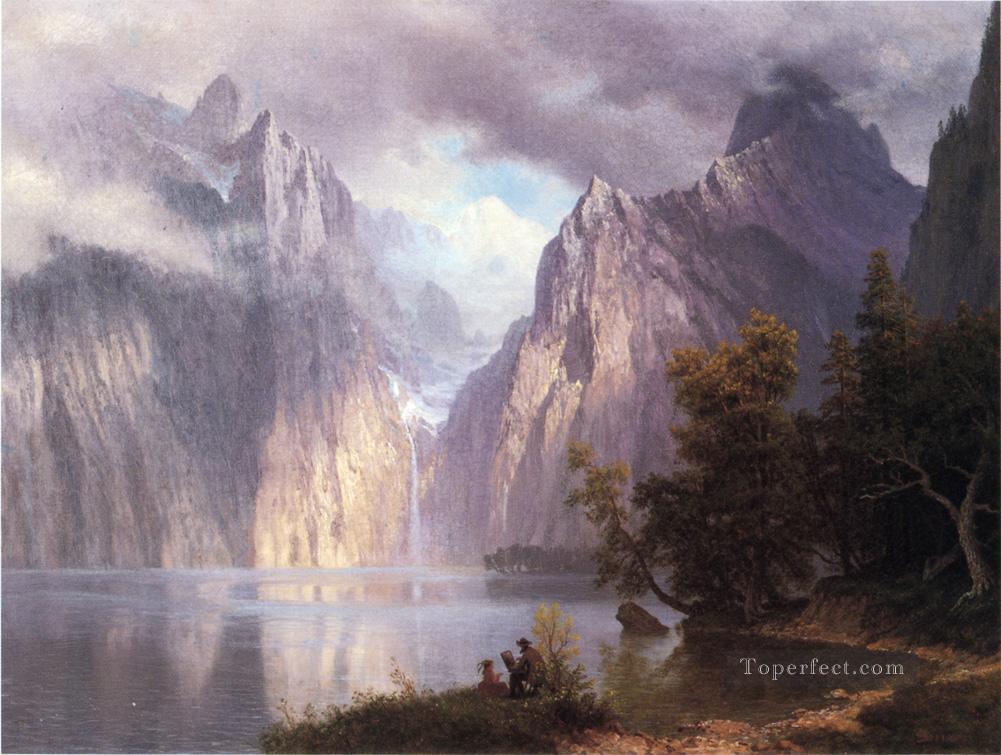 Scene in the Sierra Nevada Albert Bierstadt Oil Paintings